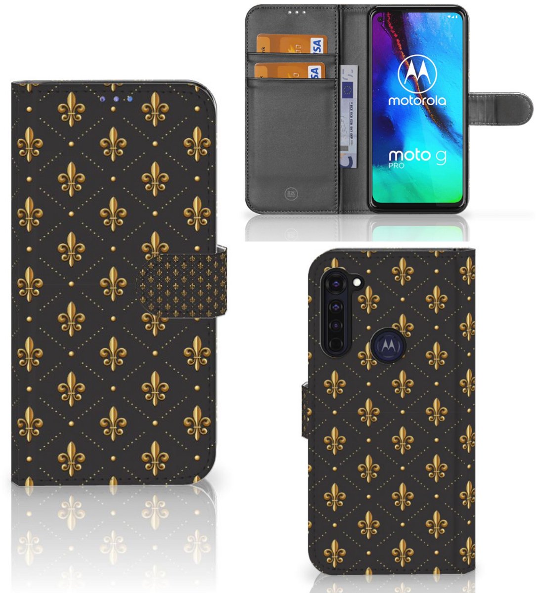 Motorola Moto G Pro Telefoon Hoesje Franse Lelie