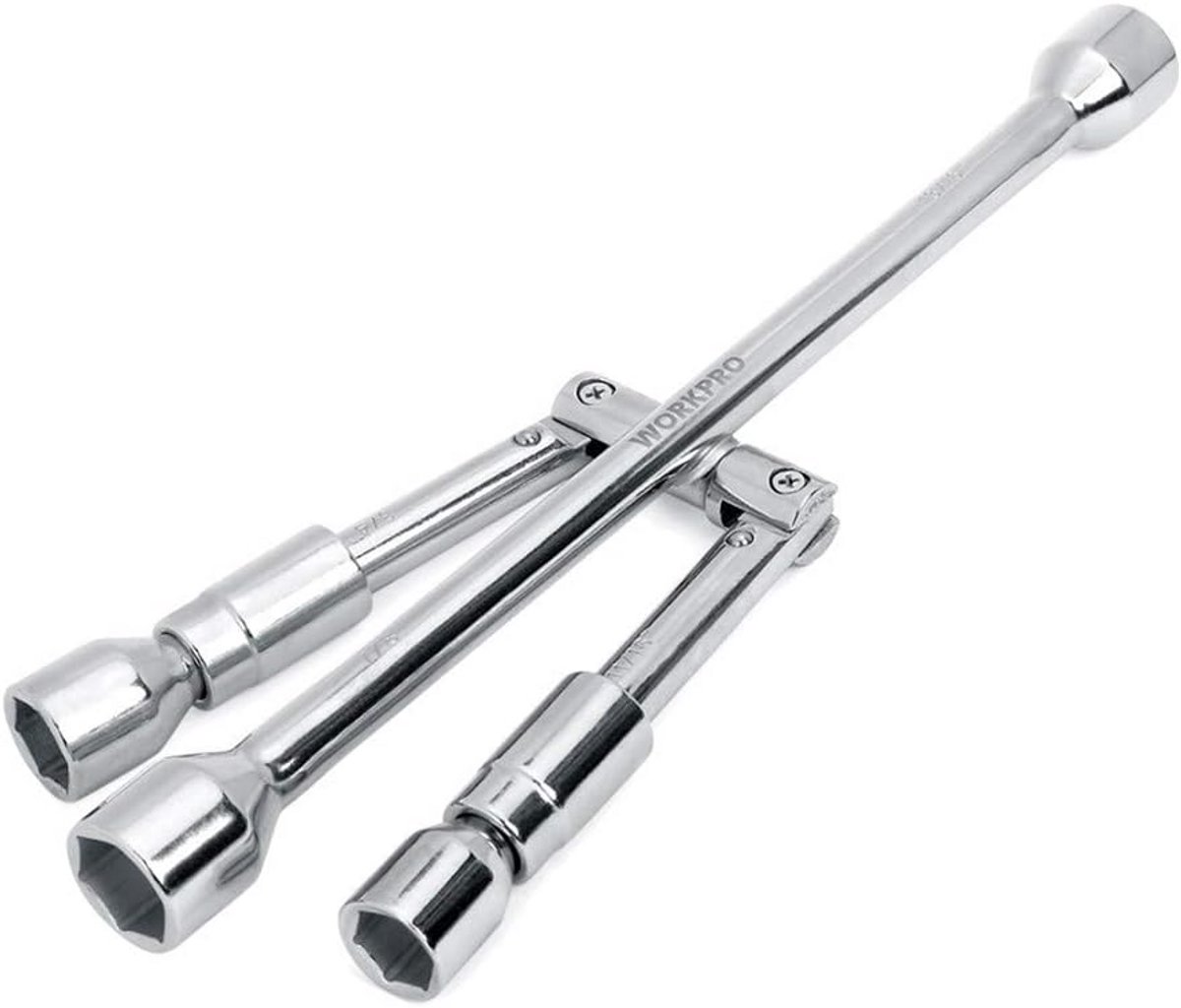 Universele Vouwmoersleutel 17/19/21/23 mm - Opvouwbare Kruissleutel voor Auto