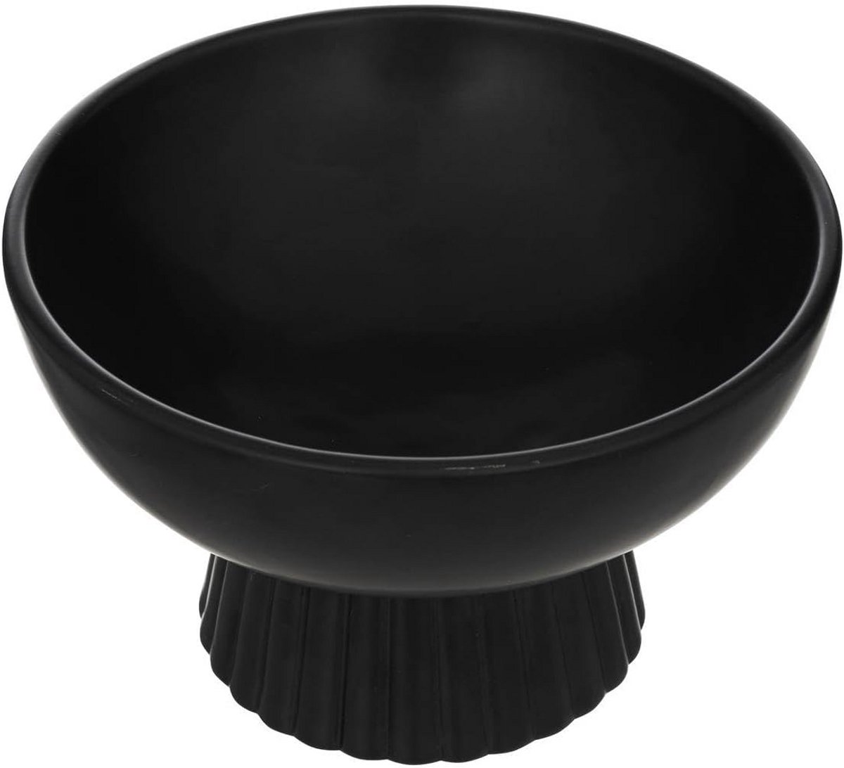 Keramische Serveerschaal 22cm Zwart