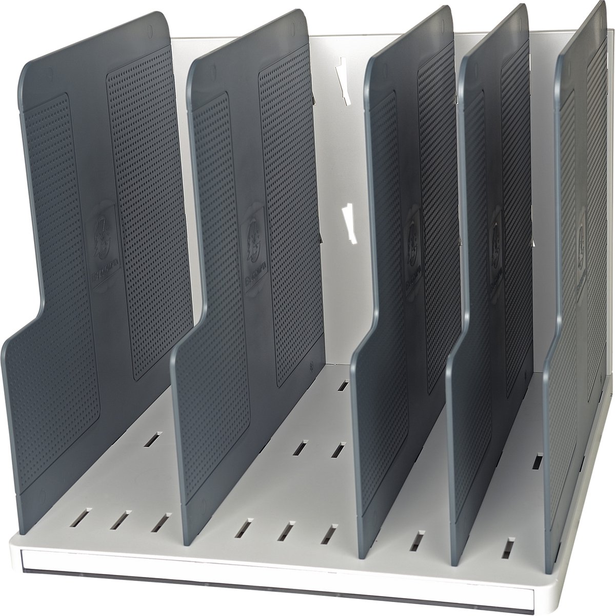 Exacompta MODULOTOP sorteermodule vertikaal met 5 vakken Classic - Lichtgrijs - 390740D