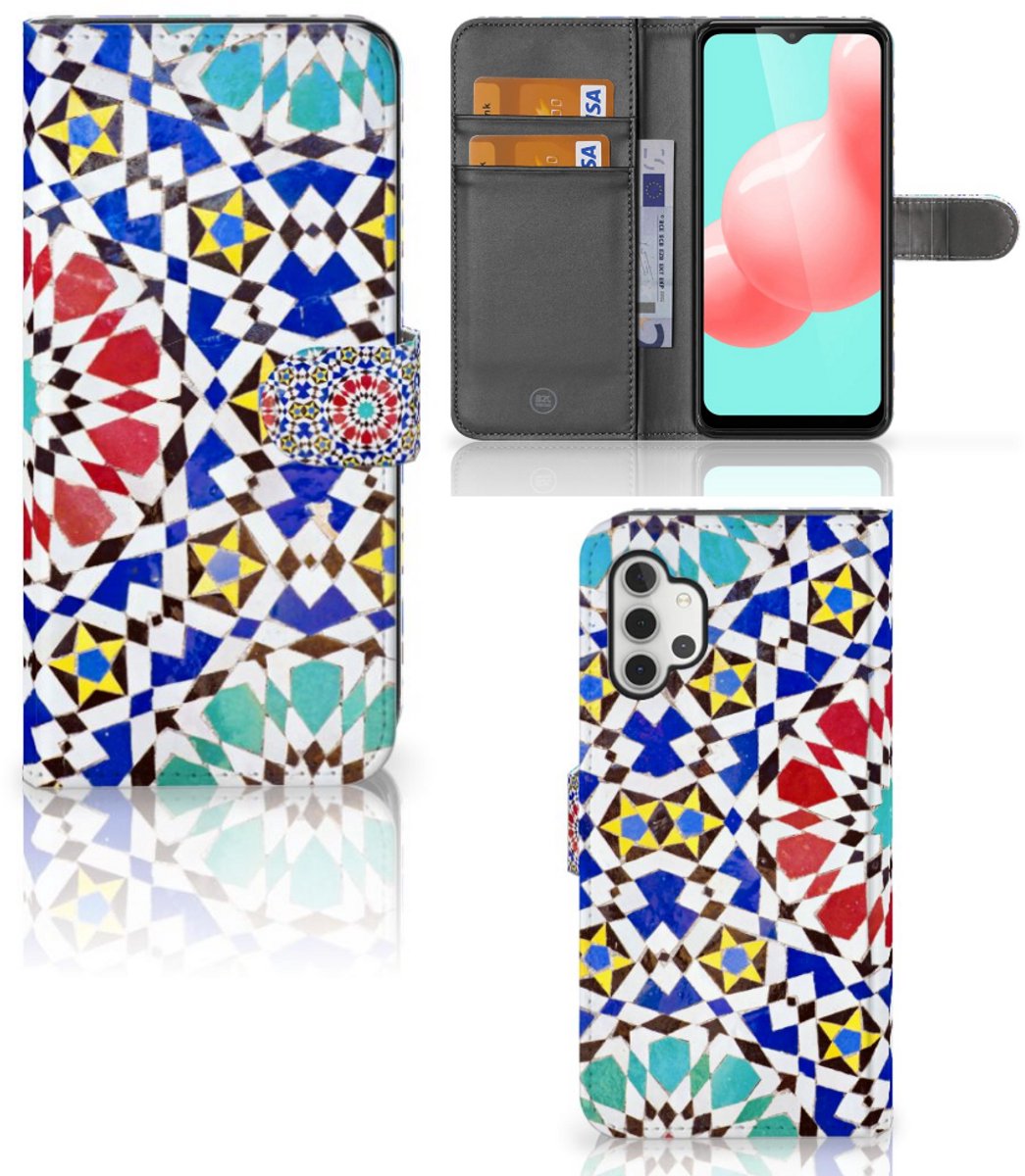 Book Case voor Samsung Galaxy A32 5G Bookcase Mozaïek