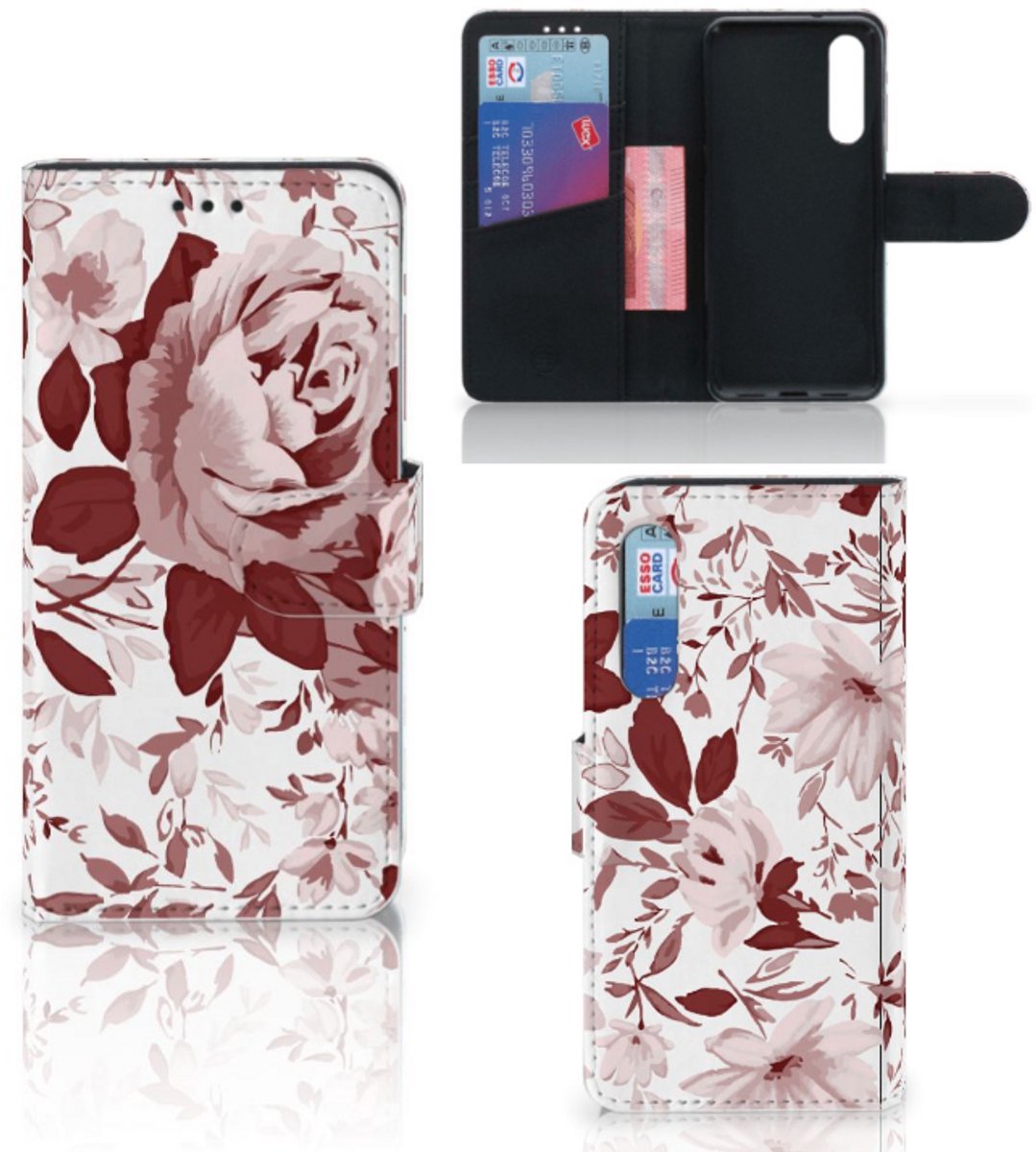 Hoesje Xiaomi Mi 9 SE Watercolor Flowers