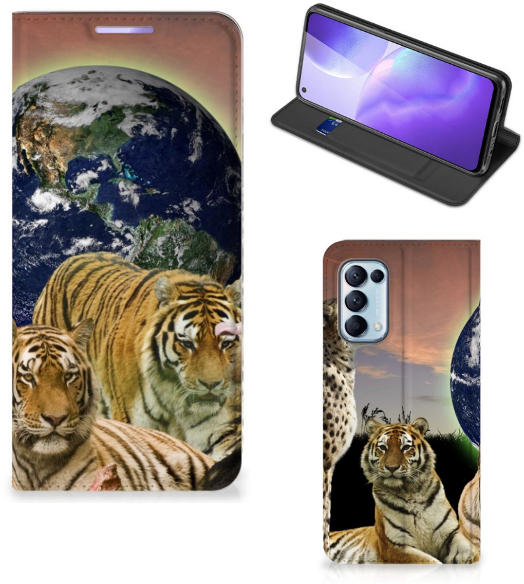 OPPO Find X3 Lite Hoesje maken Roofdieren