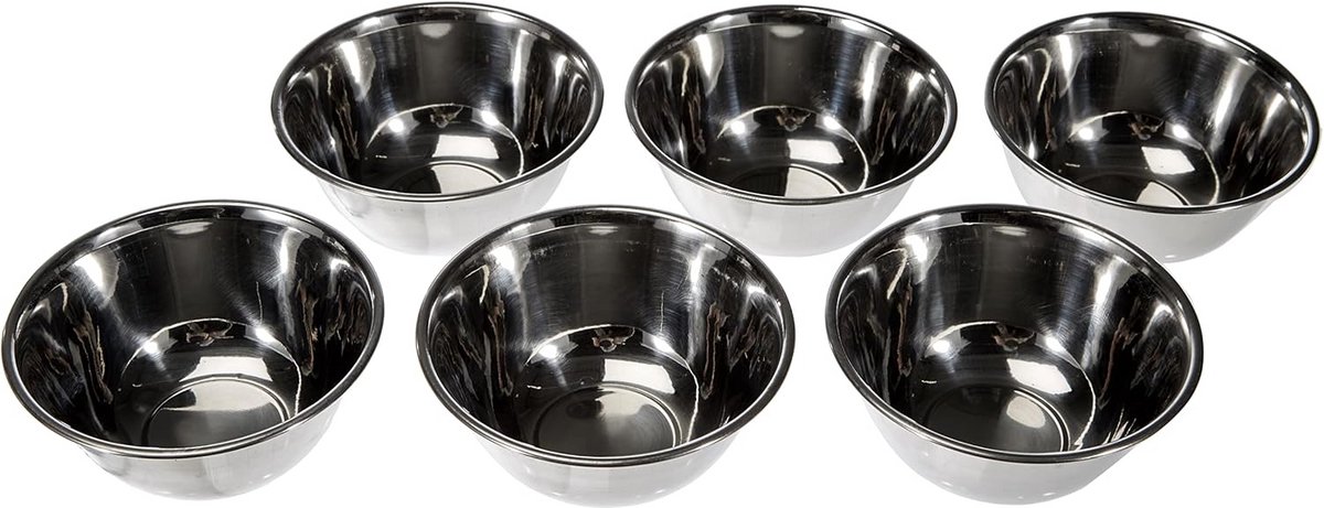 Kleine Inox Kommetjes 12cm - 0,4L