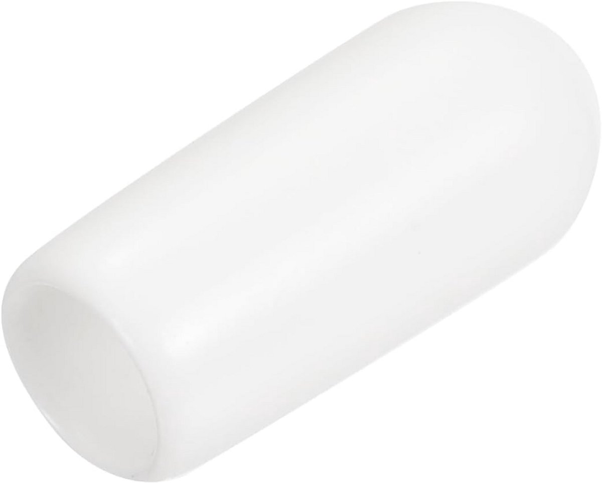 Rubberen eindkappen 1/4 inch, afsluitdoppen voor buizen, ronde beschermkappen, 15 stuks