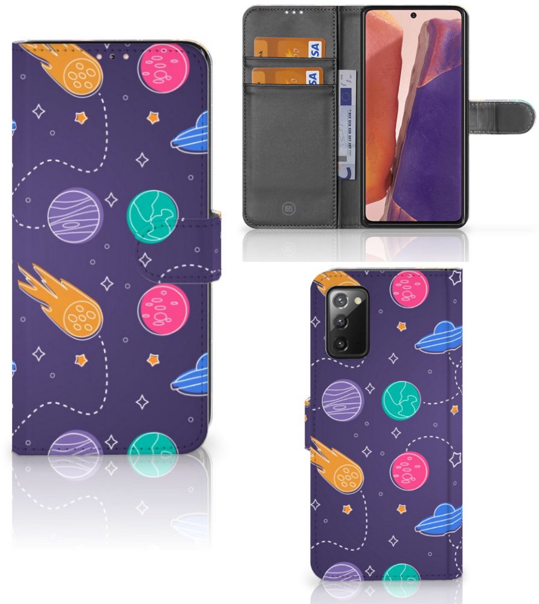 Samsung Galaxy Note 20 Wallet Case met Pasjes Space
