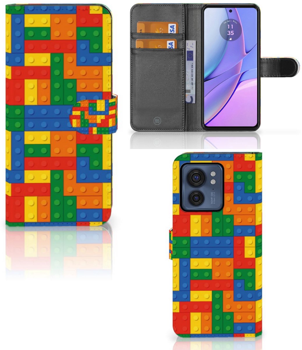 Motorola Edge 40 Telefoon Hoesje Blokken