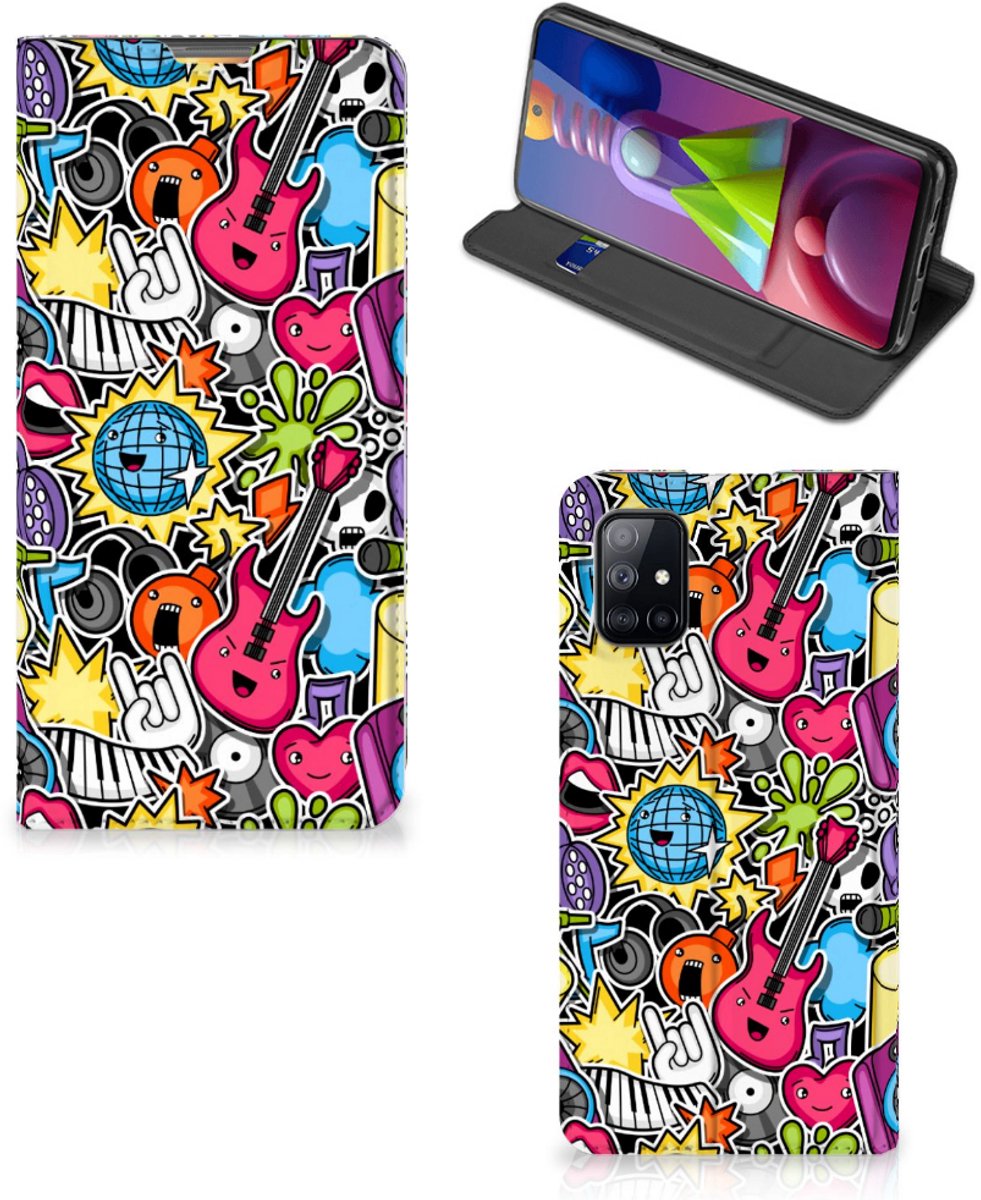Samsung Galaxy M51 Hippe Standcase Punk Rock