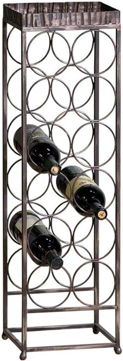 Wijnflessenrek 78 cm Antiek Goud-effect - Elegante Decoratie voor Thuis