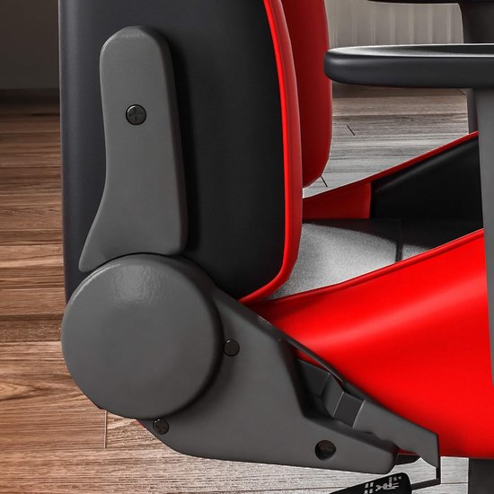 Verstelbare Gamingstoel met Hoog Rugleuning in Rood en Zwart - Comfortabel voor Thuis en Kantoor van Merkloos — afbeelding 3