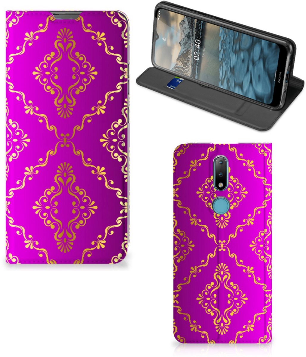 Telefoon Hoesje Nokia 2.4 Barok Roze