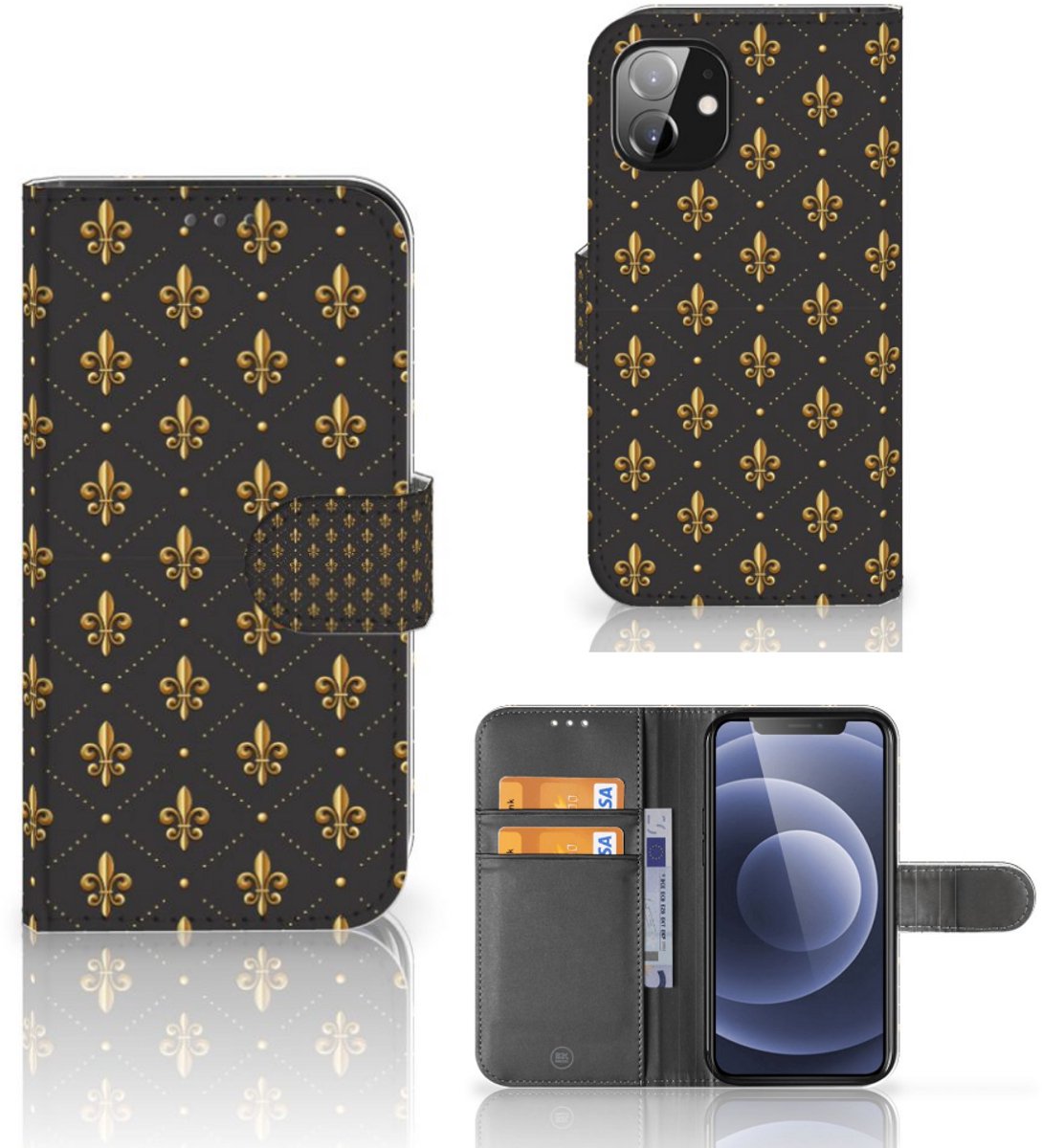 Apple iPhone 12 Mini Telefoon Hoesje Franse Lelie