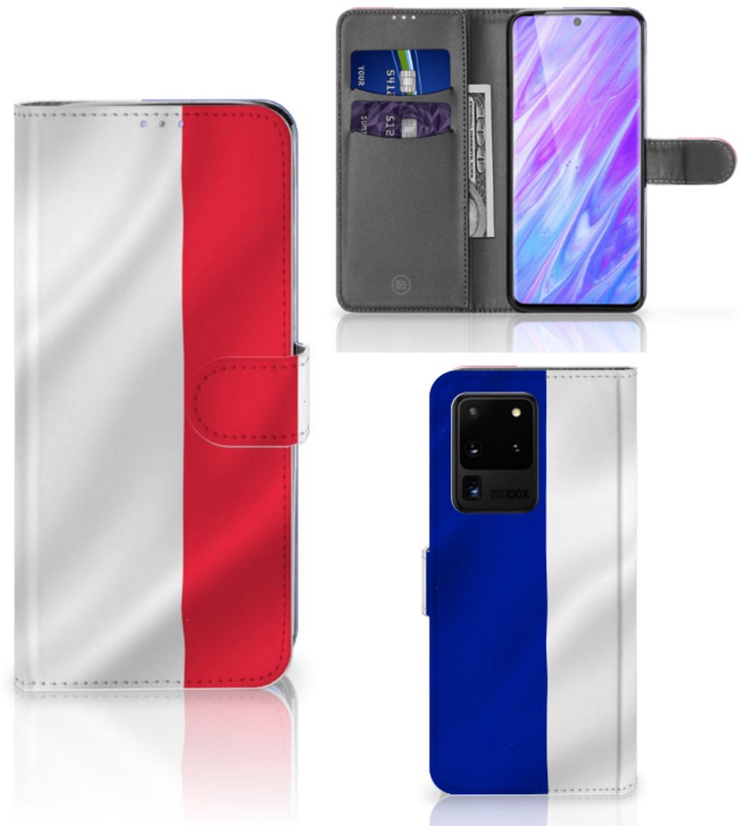 Samsung Galaxy S20 Ultra Bookstyle Case Frankrijk