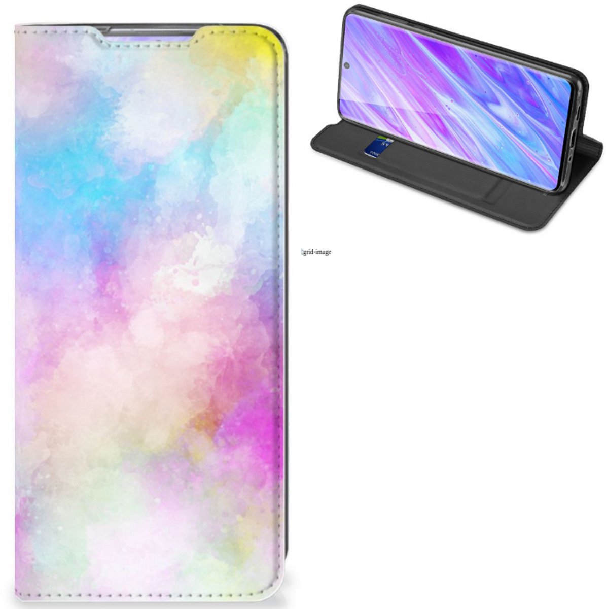 Bookcase Samsung Galaxy S20 Ultra Watercolor Light