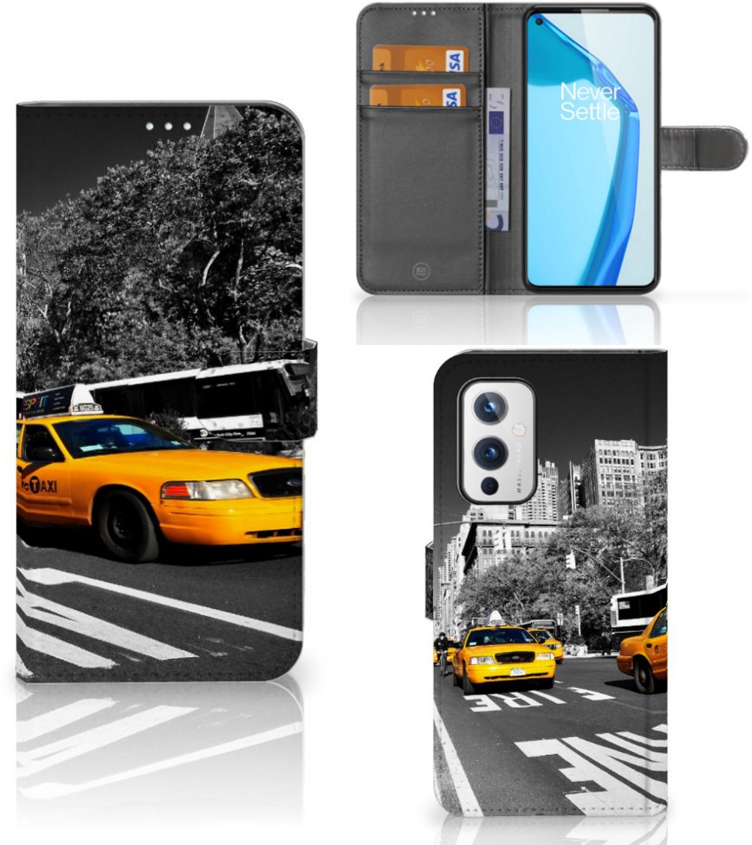 OnePlus 9 Flip Cover New York Taxi
