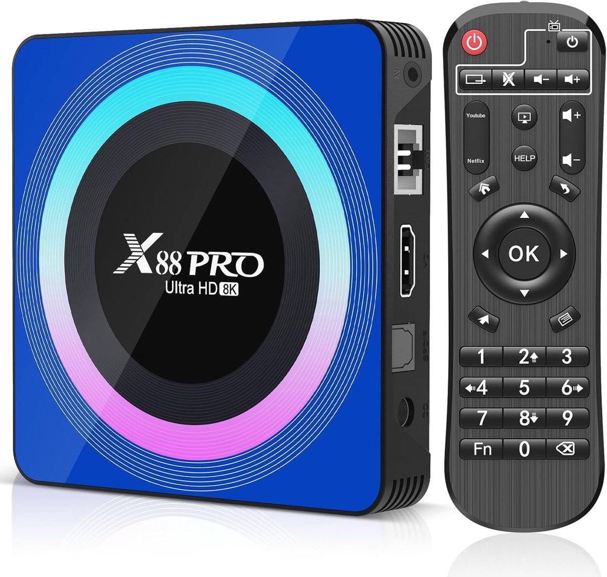 Android TV Box 4K HD - Media Player met Dual WiFi en 2GB/16GB