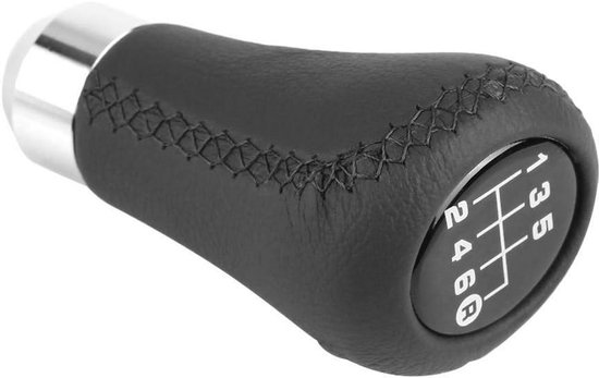 Pookknop 6 Versnellingen - Schakelknop Auto - Auto Interieur Upgrade - Universele Compatibiliteit - 3 Slangen Inbegrepen - Rood Zwart — afbeelding 5