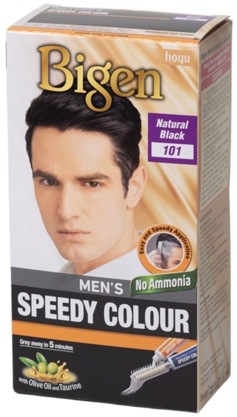 Bigen Men's Speedy #101 Natural Black