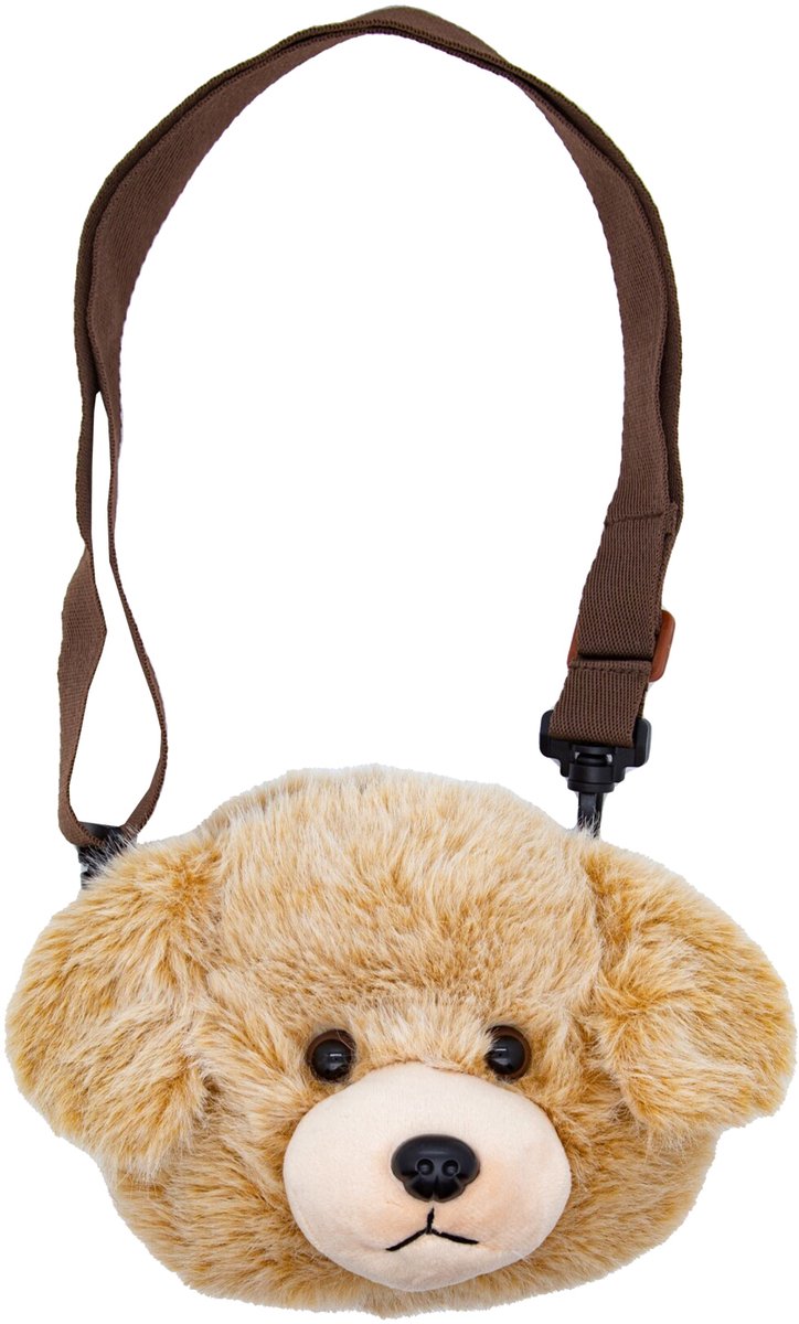 Cute - Schoudertas met dierenprint voor kinderen - Beige