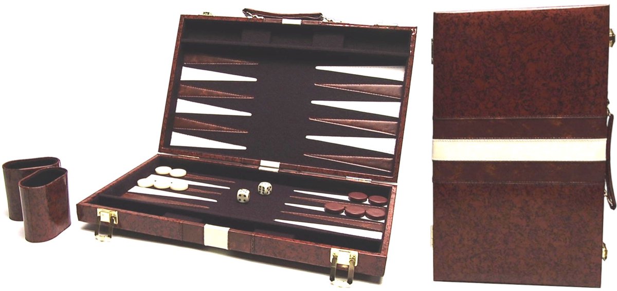 Backgammon 46x28 cm populair