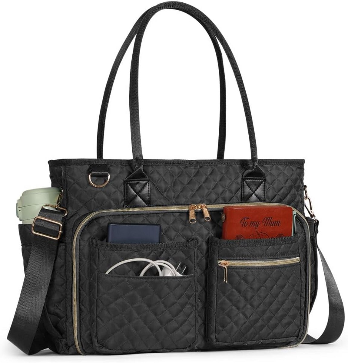 Stijlvolle Waterdichte Laptoptas 15,6 inch voor Dames en Leraren