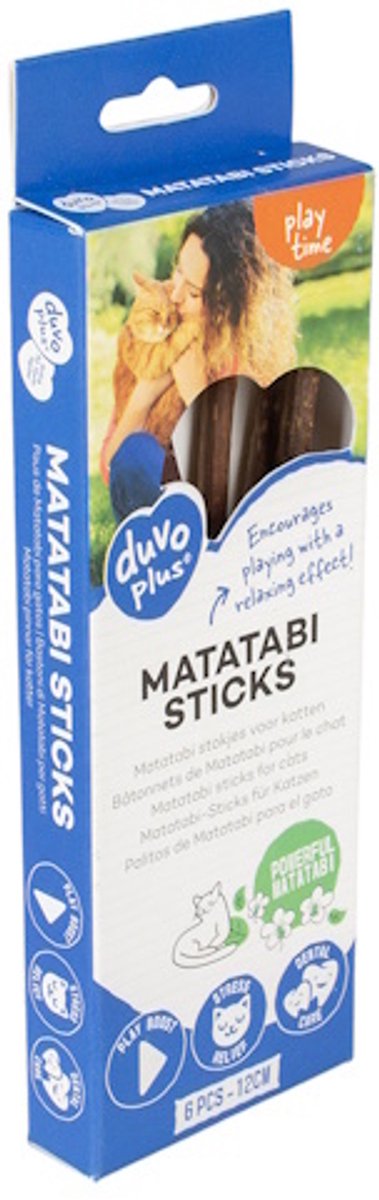 Duvo+ Matatabi stokjes 6 stuks