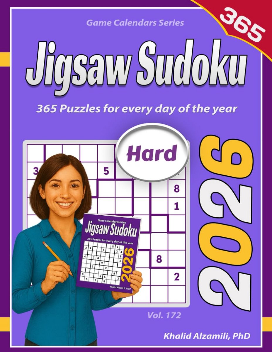 365 Piekerpuzzels Sudoku Moeilijk (9x9) - Dagelijkse Logische Uitdaging