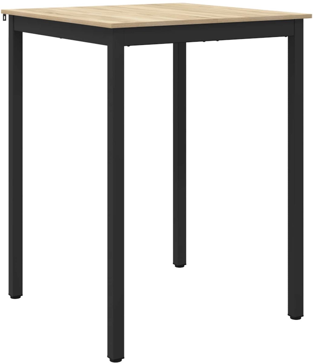 vidaXL Staande - Bartafel - Bewerkt - hout - Vierkant Sonoma eiken