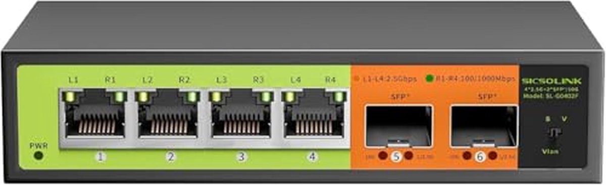 Netwerk Switch - Netwerk Splitter - Unmanaged - Snelheid