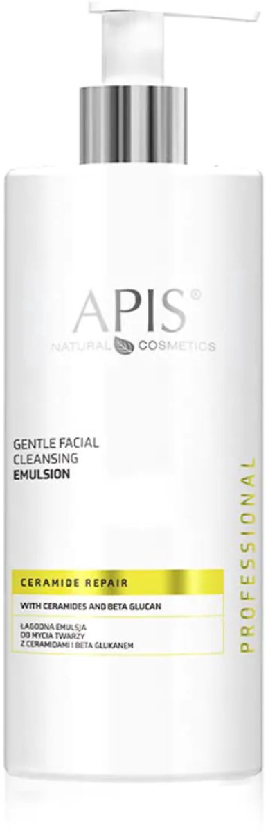 APIS APIS CERAMIDE REPAIR ?AGODNA EMULSJA DO MYCIA TWARZY Z CERAMIDAMI I BETA GLUKANEM 500ML