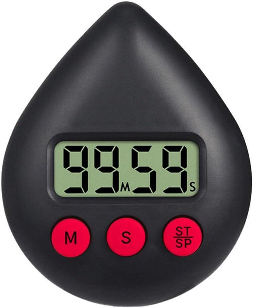 Waterdichte Doucheklok met Timer en Alarm - Compact en Ophangbaar