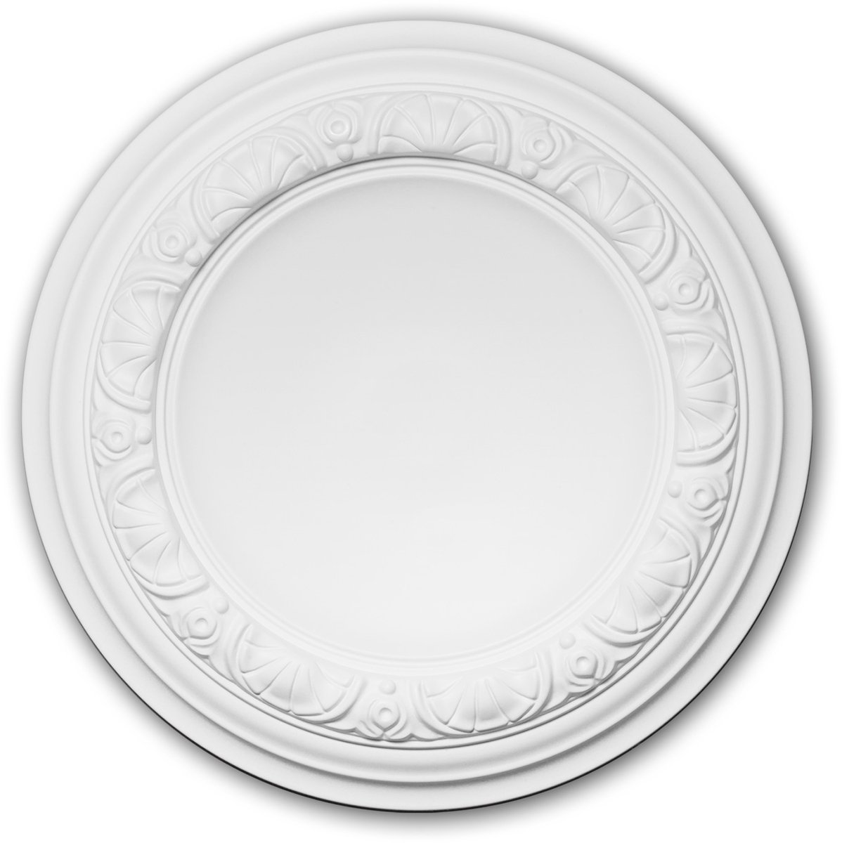 Plafond Rozet 156032 Profhome Sierelement plafond centrum neo-renaissance stijl wit Ø 32 cm