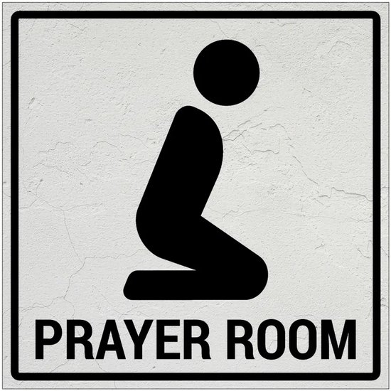 Prayer room bord - Sign Again materiaal - 15 x 15 cm | bol
