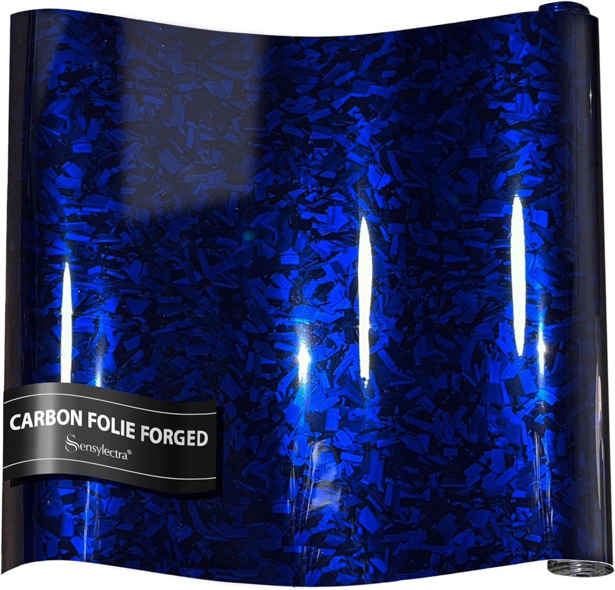 Gesmede Carbonfolie - Autofolie Lookfolie - Voertuig Customizen - Zelfklevend - 150 x 30 c