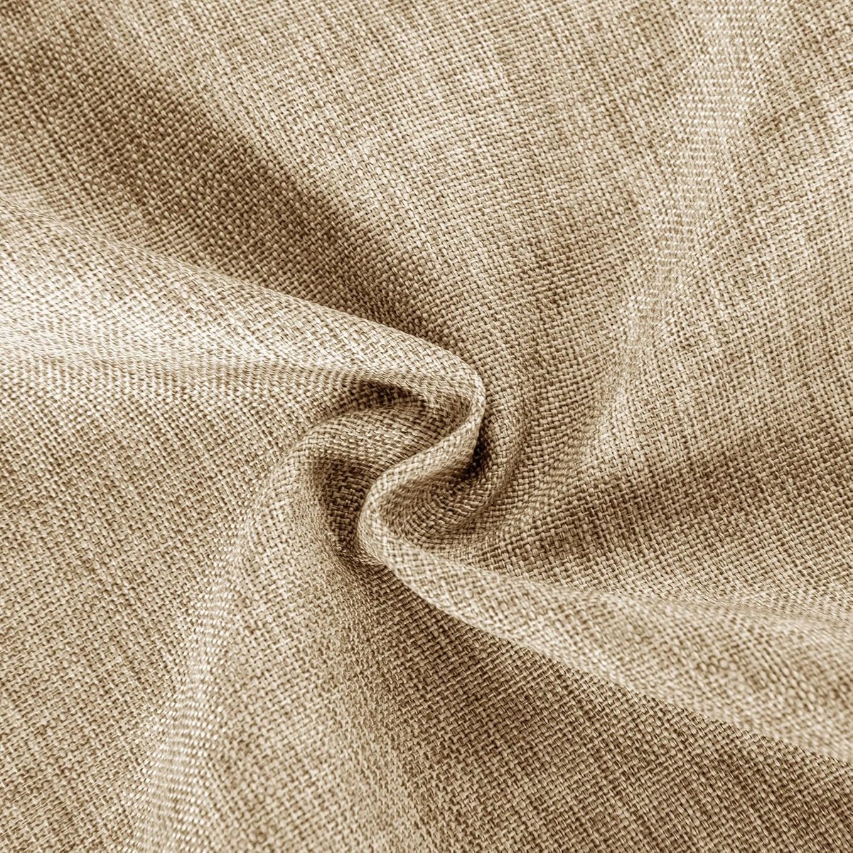 Beige Tafelkleed in Linnenlook 160 x 320 cm Waterafstotend en Wasbaar