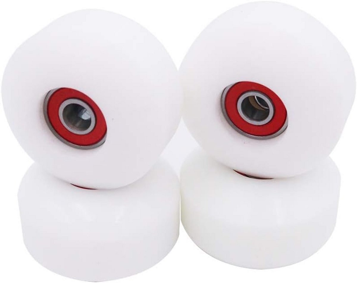Set van 4 Skateboard Wielen 52mm 100A PU Cruising Wielen Inclusief Lagers