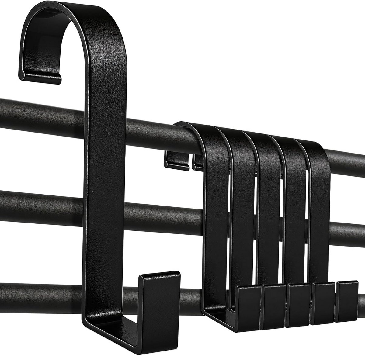 Set van 6 multifunctionele haken voor radiator, ideaal voor handdoeken en meer