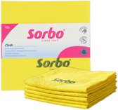 Sorbo Sorbonettes Schoonmaakdoekjes - Geel - Set van 5 Stuks - 38x40 cm - Absorberend en Wasbaar