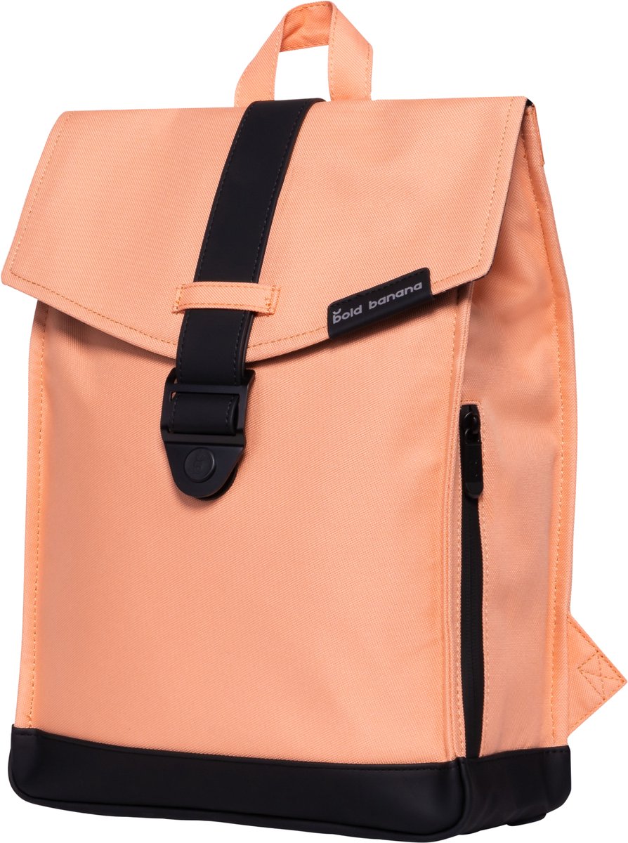 Bold Banana Envelope Backpack - Laptopvak 15.6 inch - Vegan - Waterdicht - A4 - Dames & Heren - Rugtas - Kleurrijk Design - Reizen - School - Peach