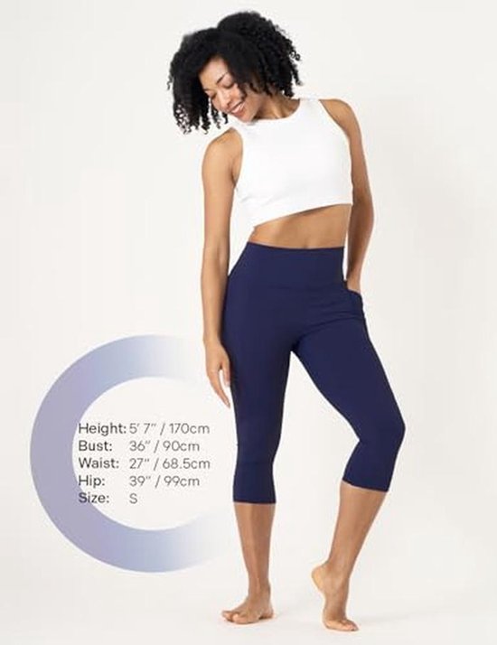 Hoge Taille Dames Sportshorts voor Yoga en Fitness met Zakken — afbeelding 4