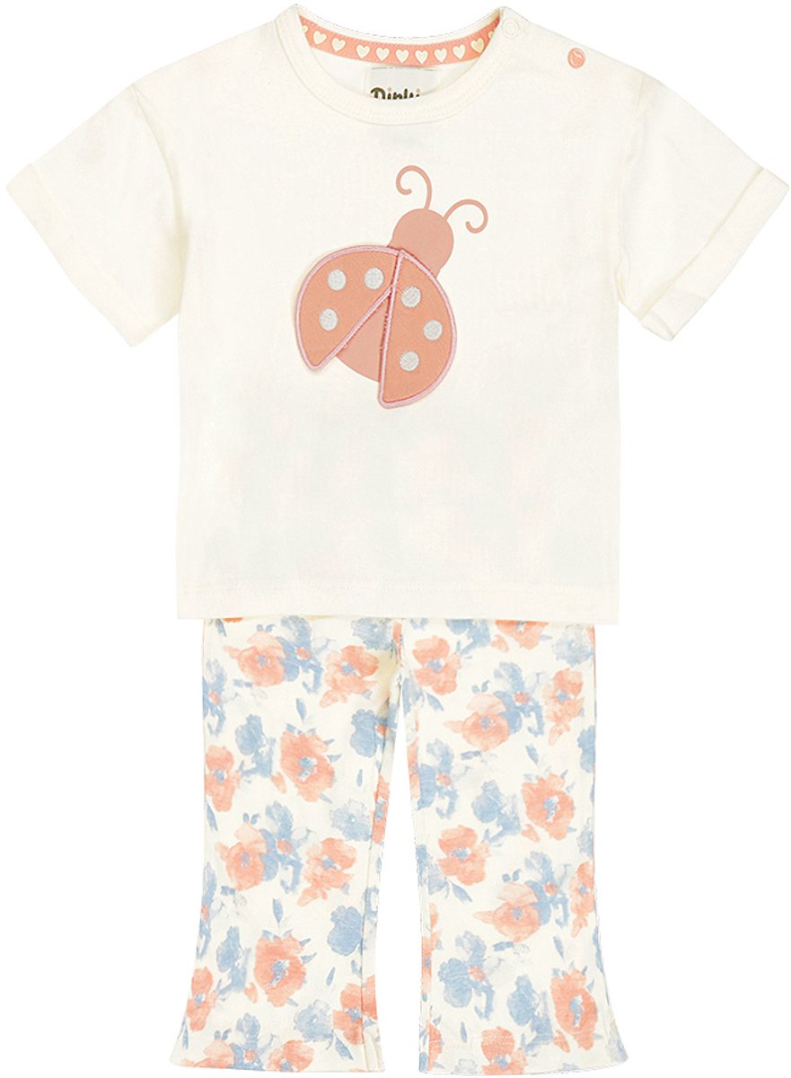 Dirkje Meisjes Kledingset - Off-white