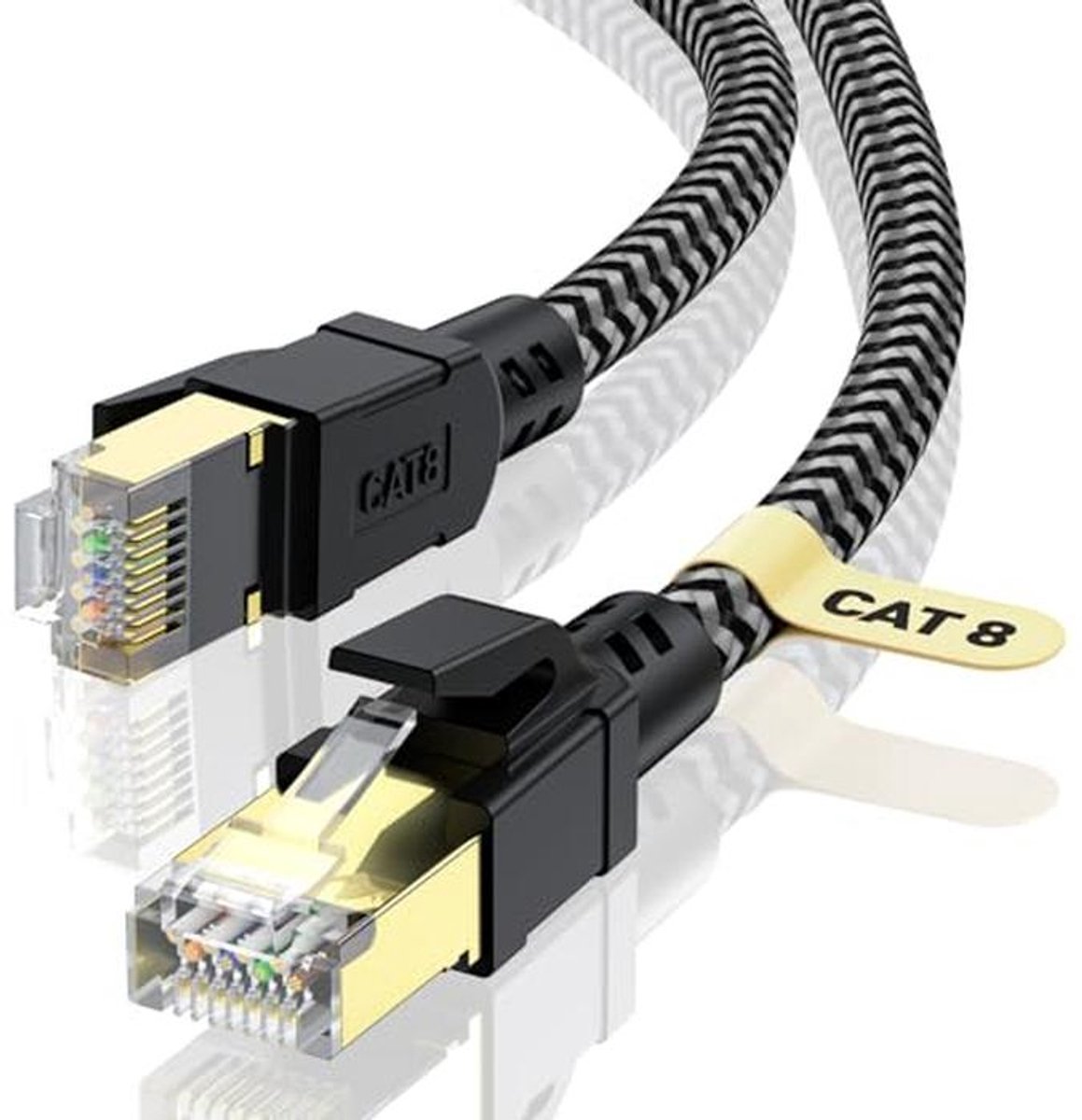 Ethernet-kabel 5 m Cat 8 High Speed S/FTP kabel 40 Gbit/s