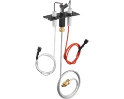 VEVOR Aardgaswaakvlambrander, OE 2090-012, 2198-012, SRV2090-012 Gasontsteker, Vervanging voor Aardgasontsteking, Geschikt voor Heatilator, Heat & Glo, Quadra-Fire, Outdoor Lifestyles, Majestic