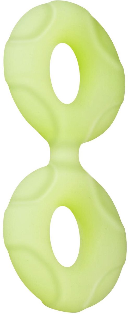 Forto F-81 dubbel Ring 44mm Glow Penisring - Wit