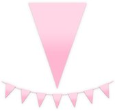 Garland Bunting Rose 10 mètres de sexe Reveal anniversaire intérieur et extérieur