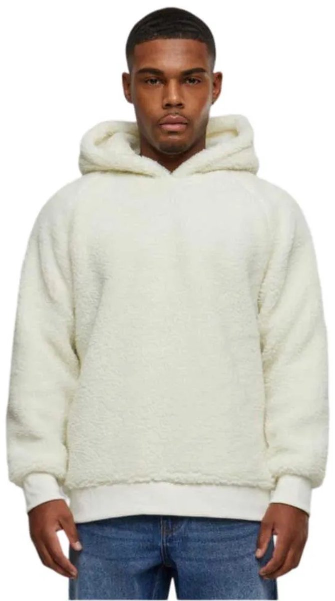 Urban Classics Sherpa Hoodie S Man Wit
