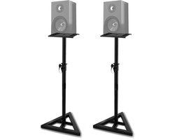 AMA® Luidspreker Standaard - Standaard - Luidsprekerstandaard - Zwart - 132.08cm