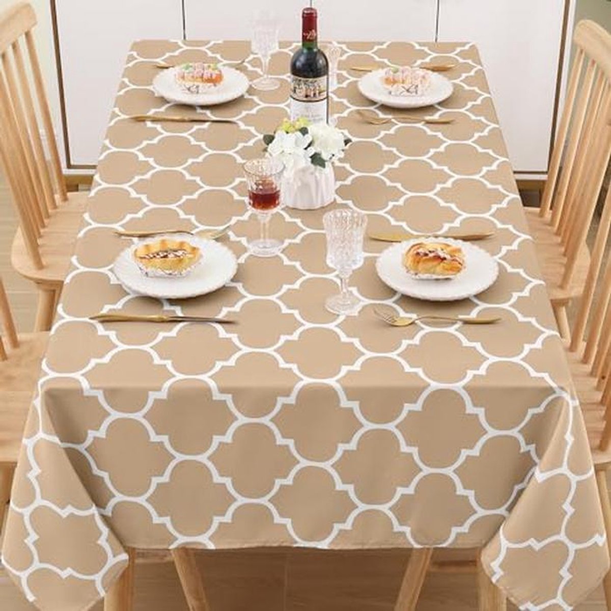 Rectangulaire Wasbare Tafelkleed Waterdicht 140 x 200 cm - Marokkaanse Stil