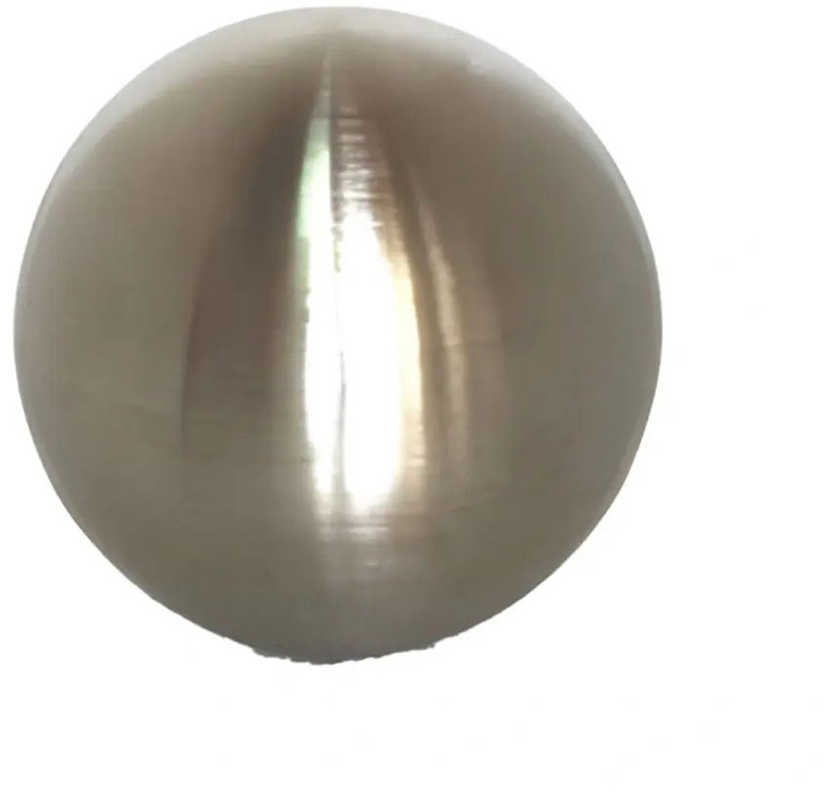 Buitengewoon de boet - Deco Heksenbol Zilver Mat Roestvrij Staal 20 cm