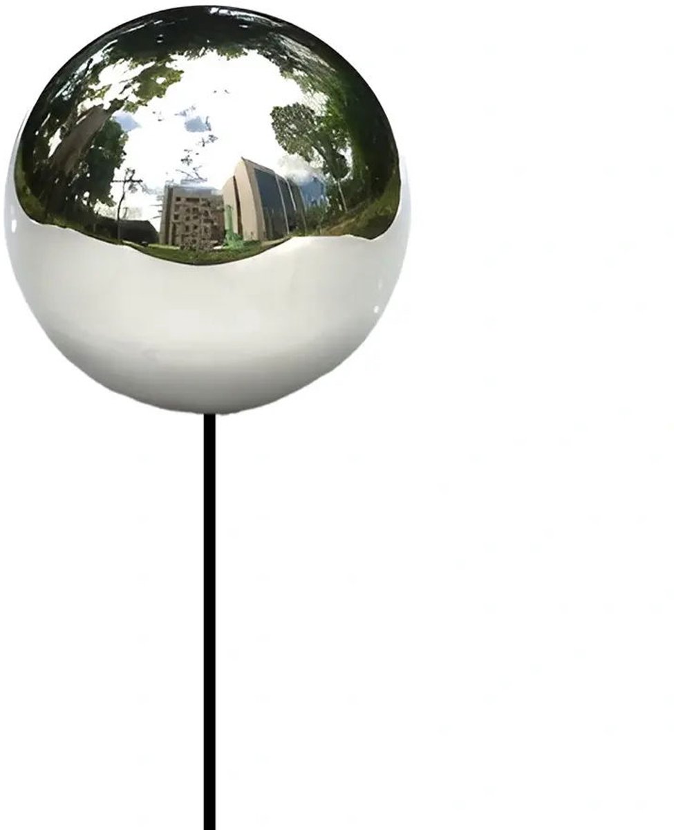 Buitengewoon de boet - Deco Heksenbol op Stok Zilver Roestvrij Staa...